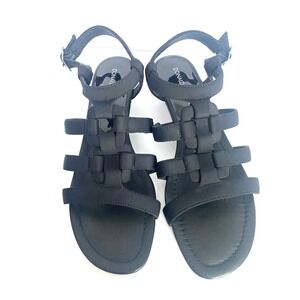 Donald Pliner  Strappy Gladiator Heels Black Size 8.5